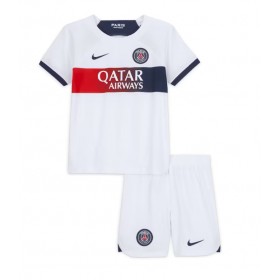 Baby Fußballbekleidung Paris Saint-Germain Auswärtstrikot 2023-24 Kurzarm (+ kurze hosen)